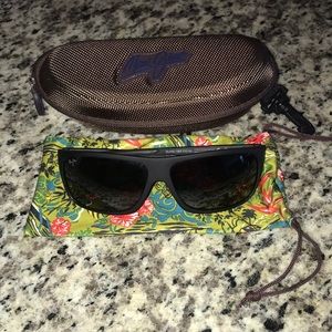 Maui Jim Island Time- Matte Black Rubber